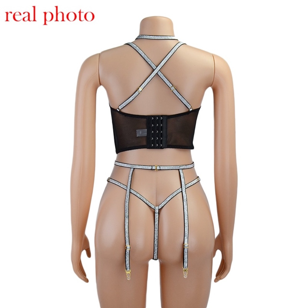 Women's Underwear Set Bra Thong - Picture 4 of 15